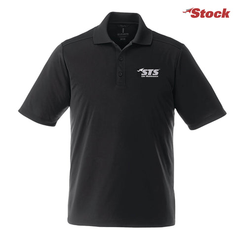 STS Black Short Sleeve Polo