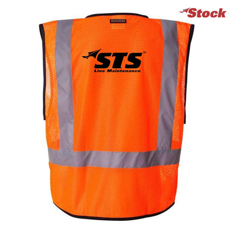 ANSI 107 Class 2 Economy Mesh One-Pocket Vest