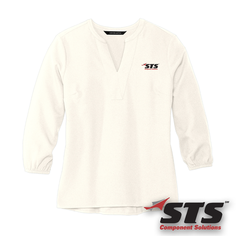 STS Mercer+Mettle® Women's Crepe 3/4-Sleeve Blouse