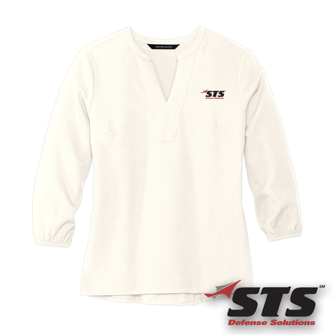 STS Mercer+Mettle® Women's Crepe 3/4-Sleeve Blouse