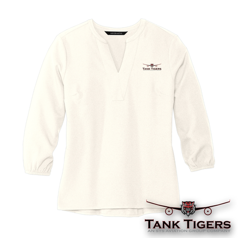 STS Mercer+Mettle® Women's Crepe 3/4-Sleeve Blouse