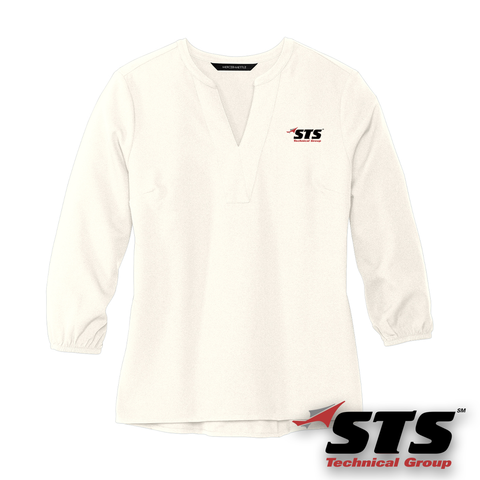 STS Mercer+Mettle® Women's Crepe 3/4-Sleeve Blouse