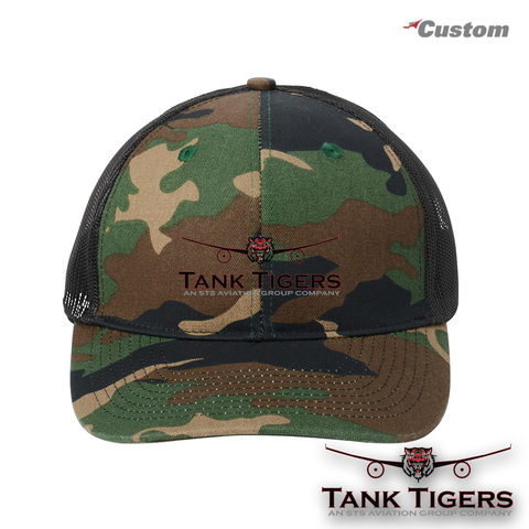 Tank Tigers Snapback Trucker Cap
