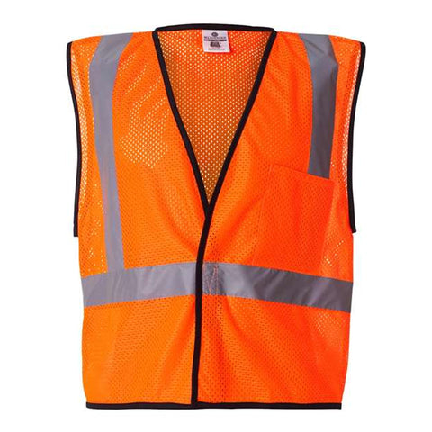 ANSI 107 Class 2 Economy Mesh One-Pocket Vest