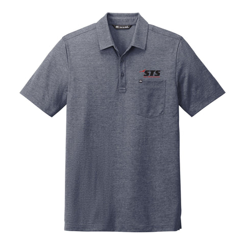 STS TravisMathew Oceanside Heather Pocket Polo